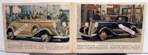 1933 DeSoto Coupe Sedan Roadster Brougham Lets Go Places Sales Brochure