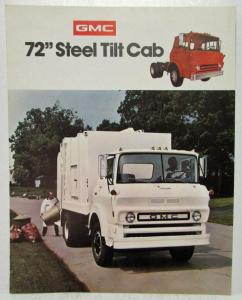 1975 GMC Steel Tilt Cab 72 Inch 6000 6500 Sales Brochure Folder Original