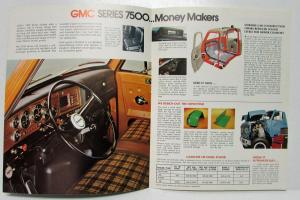 1975 GMC 7500 Conventional Trucks Sales Brochure Folder Original