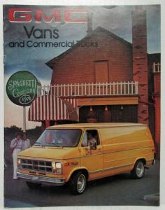 1978 GMC Trucks Vans and Commercial Trucks Sales Brochure