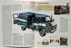 1978 GMC Trucks Vans and Commercial Trucks Sales Brochure