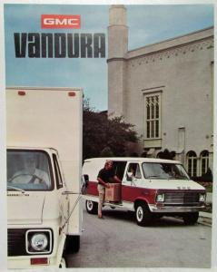 1975 GMC Vandura G 1500 2500 3500 Truck Sales Brochure Folder Original