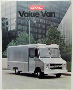 1975 GMC Value Van Steel Aluminum Truck Sales Brochure Original