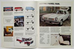 1975 GMC Vandura MagnaVan Astre Panel Value Van Truck CANADIAN Sales Brochure