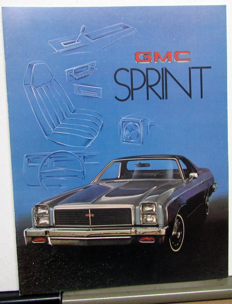 1976 GMC Sprint Truck Sales Brochure Folder Original