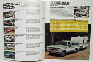 1976 GMC RecVehicle Suburban Pickup Jimmy Motorhome Vandura Sprint Sale Brochure