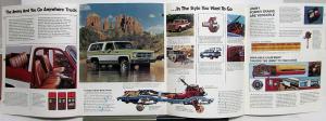 1976 GMC Trucks 4 Wheel Drive Jimmys Pickups Suburbans Sales Folder Original