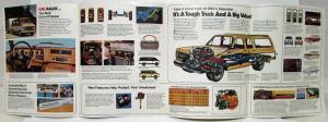 1976 GMC Suburban and Rally Van People Movers Sales Folder Original