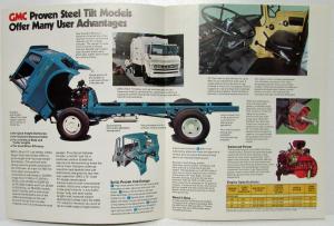 1976 GMC 72 Inch Steel Tilt 6000 65000 Truck Sales Brochure Folder Original