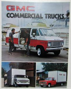 1976 GMC Commercial Truck Vandura Magnavan Rally Cab Chassis Sales Brochure