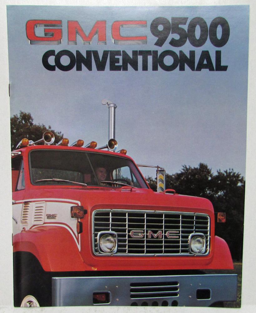 1976 GMC 9500 Conventional Truck Sales Brochure Original