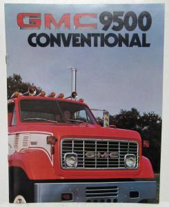 1976 GMC 9500 Conventional Truck Sales Brochure Original