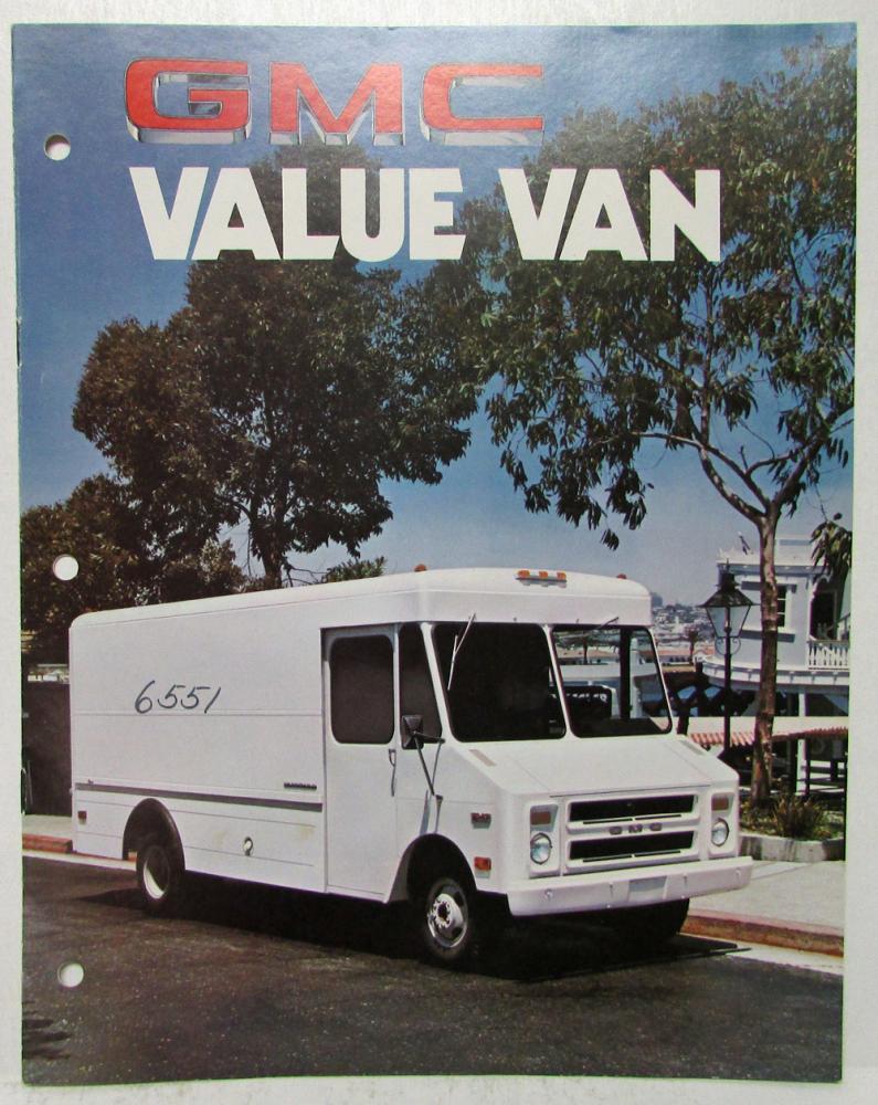 1976 GMC Value Van 1500 2500 3500 Truck Sales Brochure Original
