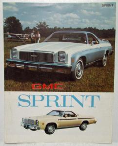 1977 GMC Sprint Sales Brochure Folder Original