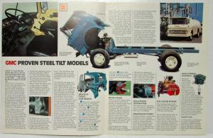1977 GMC Steel Tilt Truck 72 Inch TE 6000 6500 Sales Brochure Folder Original