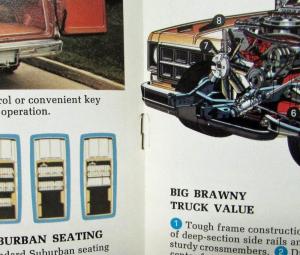 1977 GMC Rally Suburban Models People Movers Truck Sales Brochure Original