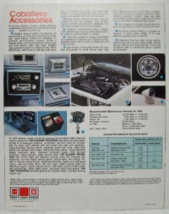 1978 GMC Caballero Laredo Diablo Truck Sales Brochure Folder Original
