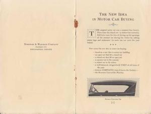 1923 Marmon Convertible Cars For Double Duty 4 & 7 Passenger Sales Brochure Rare