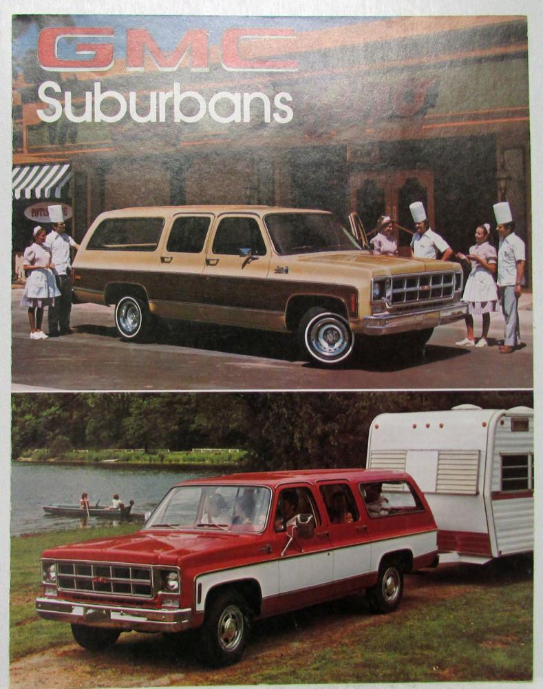 1978 GMC Suburban C- K- 1500 2500 Truck Sales Brochure Folder Original