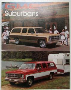 1978 GMC Suburban C- K- 1500 2500 Truck Sales Brochure Folder Original