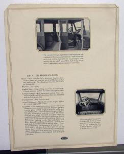 1923 Marmon 34 Four Passenger Phaeton Sales Brochure Folder W/Panorama Tops Orig