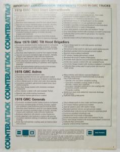 1978 GMC Trucks Counterattack on Corrosion Sales Folder