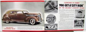 1937 DeSoto Sedan Touring Coupe Conv Brougham 7 Passenger Sales Brochure