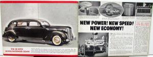 1937 DeSoto Sedan Touring Coupe Conv Brougham 7 Passenger Sales Brochure