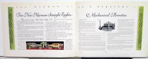 1928 Marmon Model 68 Dealer Color Sales Brochure Straight Eight Original Rare
