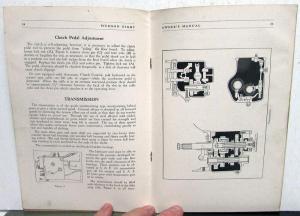 1934 Hudson Model 8 Eight Owner Operator Manual Original