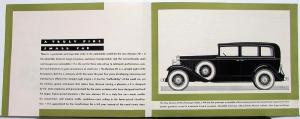 1931 Marmon 70 Straight Eight Sedan Coupe Victoria Sale Brochure Folder Original