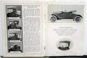 1917 Maxwell Motor Cars Dealer Sales Brochure Booklet Company History