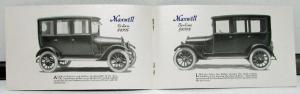 1918 Maxwell Mini Sales Brochure Illustrations Features Prices 7 Models Original