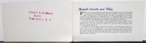 1918 Maxwell Mini Sales Brochure Illustrations Features Prices 7 Models Original
