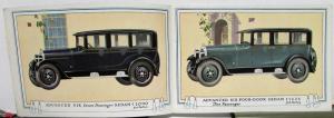 1927 Nash Dealer Color Sales Brochure Enclosed Cars Beautifully Illustrated Nice