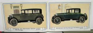 1927 Nash Dealer Color Sales Brochure Enclosed Cars Beautifully Illustrated Nice