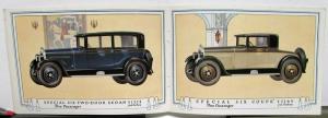 1927 Nash Dealer Color Sales Brochure Enclosed Cars Beautifully Illustrated Nice