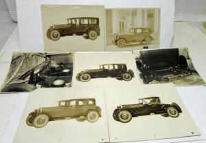 1920-1929 Nash Car Vintage B&W Photos 8 X 10 Set Of 7 Rare