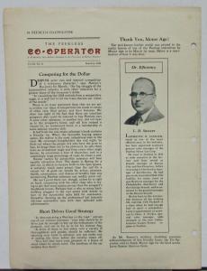 1928 Peerless Co Operator Bi Monthly Sales Bul Vol 3 No 22 Roumanian Dealership