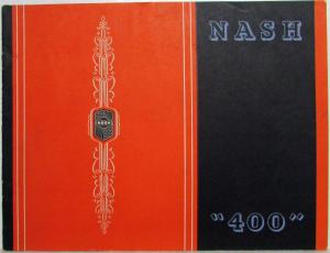 1935 Nash Dealer Prestige Color Sales Brochure 400 Models Sedan Victoria Coupe