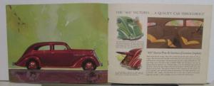 1935 Nash Dealer Prestige Color Sales Brochure 400 Models Sedan Victoria Coupe