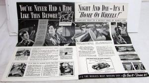 1939 Nash Oversized Dealer Brochure Weather Eye 21 Models Lafayette Ambassador