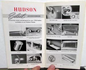 1956 Hudson Hornet Owners Operator Manual Original