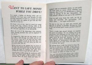 1949 Nash Handbook How To Drive Safely & Economically By Cannon Ball Baker