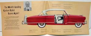 1954 Nash Dealer Color Sales Brochure Large Folder Ambassador Statesman Airflyte