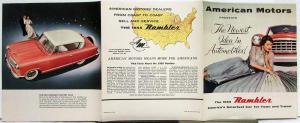 1955 AMC Rambler Country Club Custom Cross Country XL Sales Folder Brochure