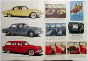 1954 Studebaker Champion Commander Land Cruiser Sales Brochure Color Original