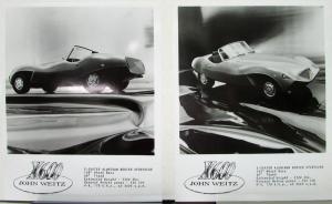 1979 X600 John Weitz Auto Glossy BW AD Photos & Text Pages Original