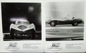 1979 X600 John Weitz Auto Glossy BW AD Photos & Text Pages Original
