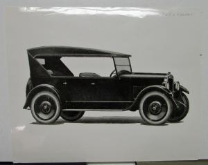 1924 Oakland 4 Door Sedan Touring Phaeton B&W Photo 8 X 10